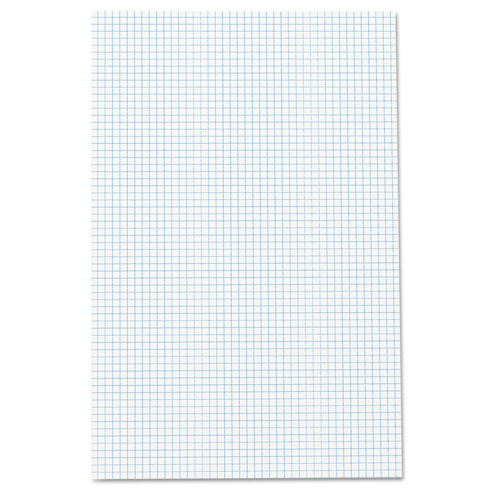Ampad Quadrille Pads, Quadrille Rule (4 sq/in), 50 White (Standard 15 lb Bond) 11 x 17 Sheets