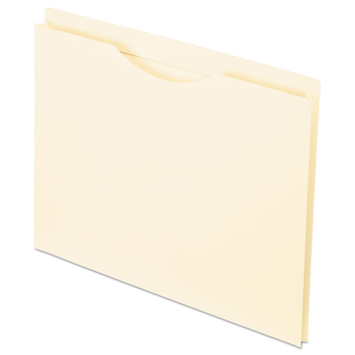 Pendaflex Manila Reinforced File Jackets, 2-Ply Straight Tab, Letter Size, Manila, 50/Box
