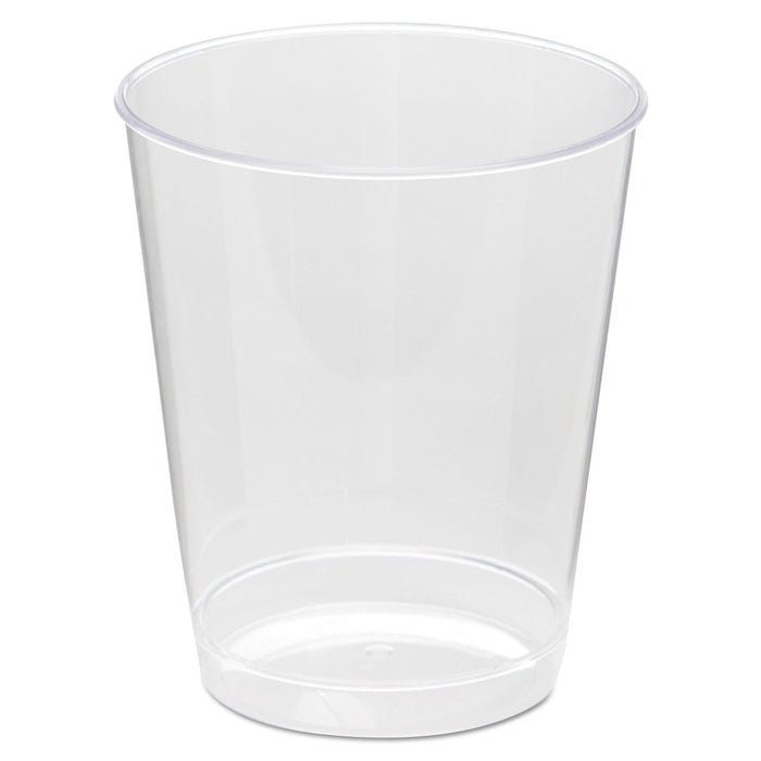 WNA Comet Plastic Tumbler, 8 oz, Clear, Tall, 25/Pack, 20 Packs/Carton