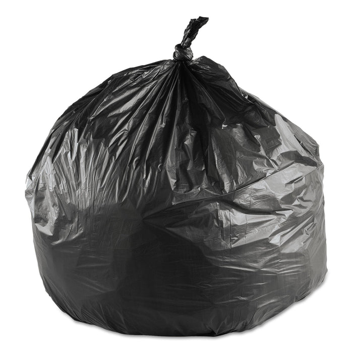 Inteplast Group High-Density Commercial Can Liners, 16 gal, 6 microns, 24" x 33", Black, 1,000/Carton