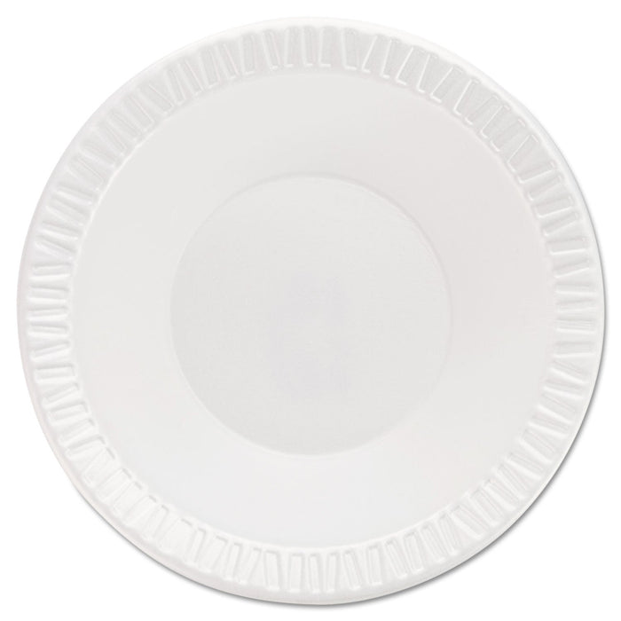 Dart Quiet Classic Laminated Foam Dinnerware Bowls, 10 to 12 oz, White, 125/Pack, 8 Packs/Carton