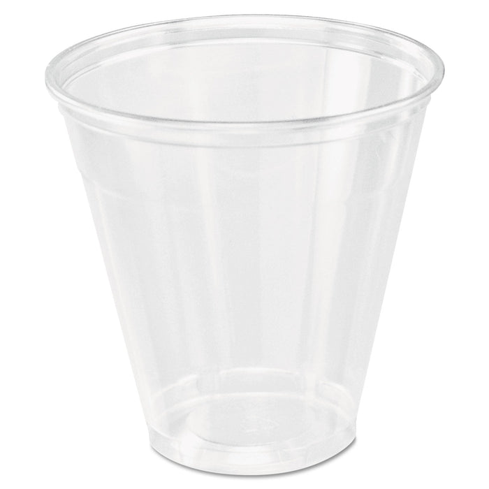 Dart Ultra Clear Cups, 5 oz, PET, 100/Bag, 25 Bags/Carton
