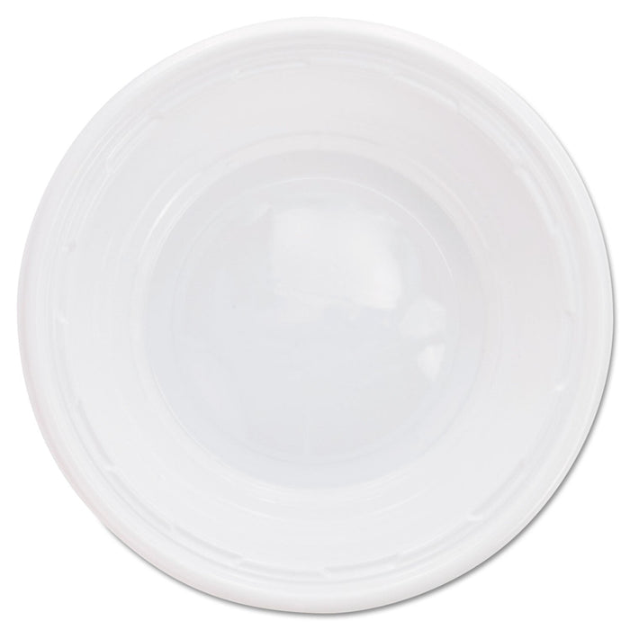 Dart Plastic Bowls, 5 to 6 oz, White, 125/Pack, 8 Packs/Carton