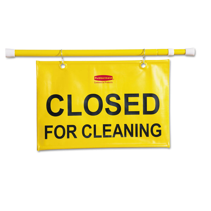 Rubbermaid Site Safety Hanging Sign, 50 x 1 x 13, Yellow
