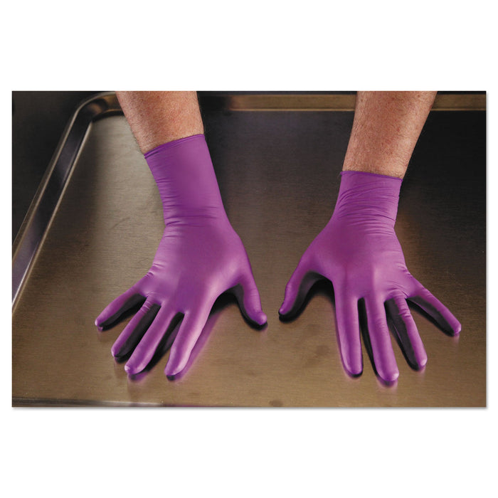 Kimtech PURPLE NITRILE Exam Gloves, 310 mm Length, Medium, Purple, 500/CT