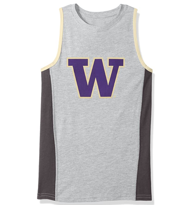 NCAA Washington Huskies Boys Fan Gear Tank Shirt, Large /7 by Vanessa Jane
