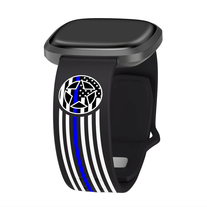 Law Enforcement HD Fitbit Versa 3 and Sense 1 Watch Band by Affinity Bands