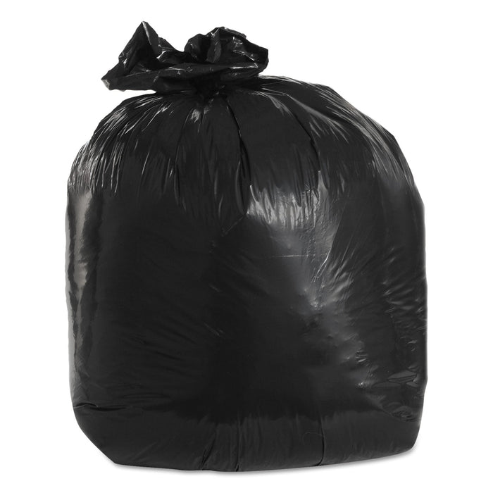 Trinity Plastics Low-Density Can Liners, 20 gal, 1.5 mil, 30" x 36", Black, 100/Carton