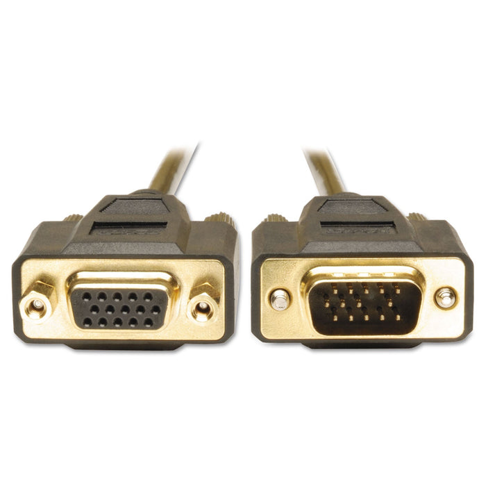 Tripp Lite VGA Monitor Extension Cable, 6 ft, Black