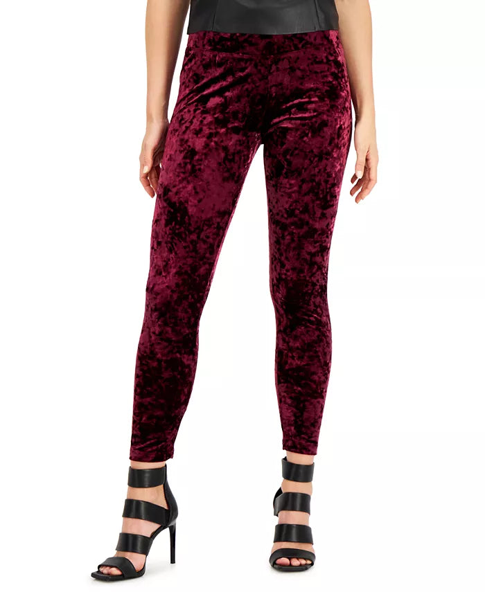 Inc International Concepts Velvet Leggings by Vanessa Jane