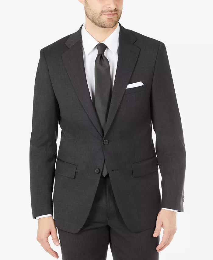Calvin Klein Mens Slim-Fit Wool Suit Separates Jacket, Size 44L by Vanessa Jane