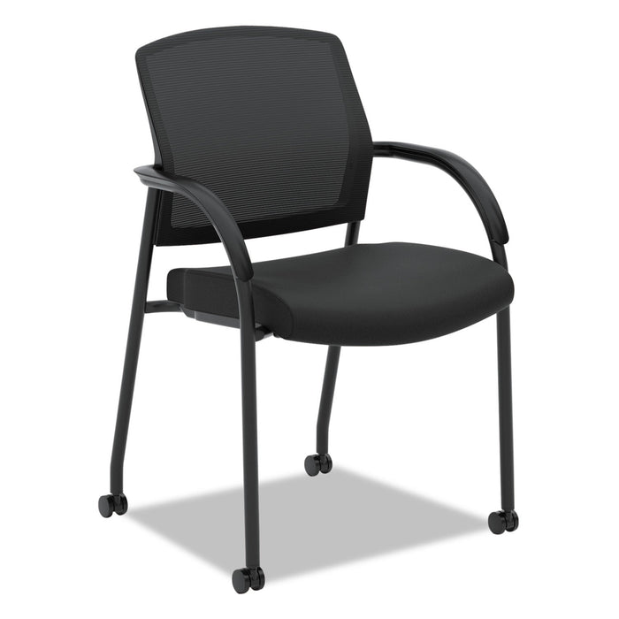 HON Lota Series Guest Side Chair, 23" x 24.75" x 34.5", Black