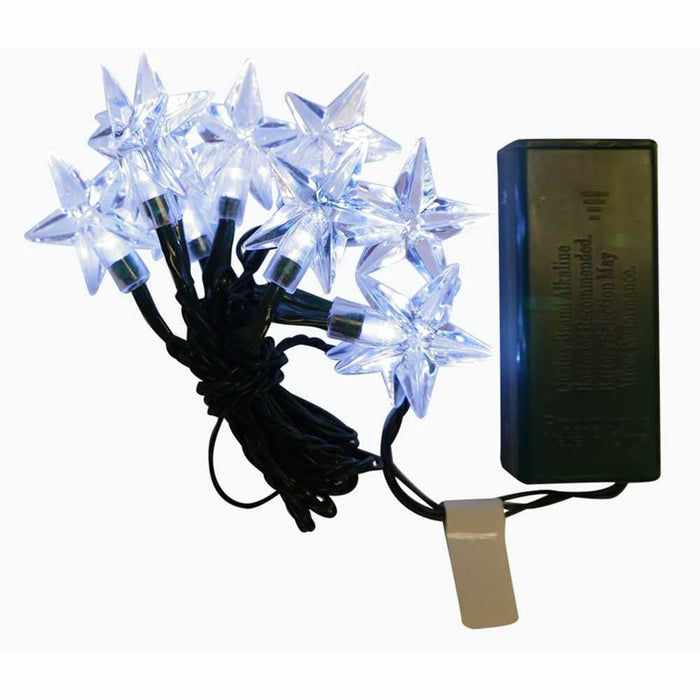 UltraLED Battery Operated Star Twinkle Light String, White, 3.5-Feet by Vanessa Jane