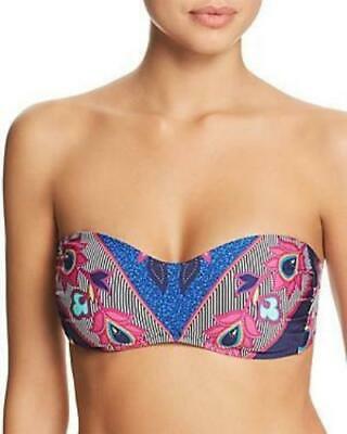 Trina Turk Sri Lanka Molded Cup Bandeau Bikini Top, Various Sizes by Vanessa Jane