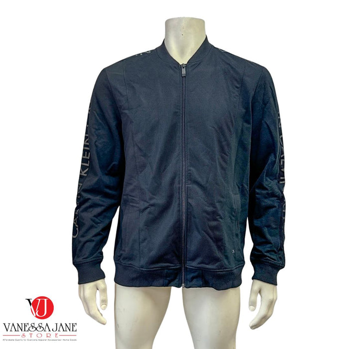 Calvin Klein Men's Athleisure Logo Full Zip Sweatshirt, Size Large by Vanessa Jane