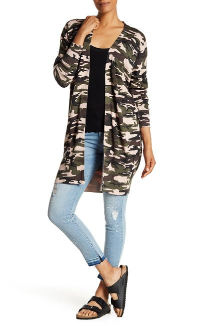 Sanctuary Lenox Camo Cardigan, Size Small by Vanessa Jane