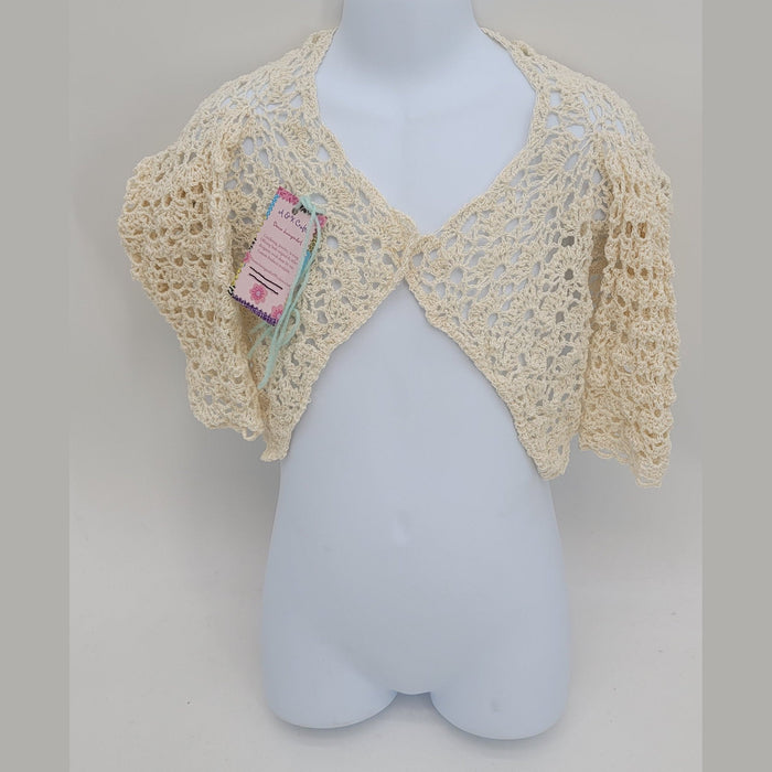 A and K Crafts Toddler Shrug, Handmade, size 4T by Vanessa Jane