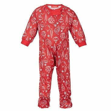 Family Pajamas Matching Baby Ornament-Print Family Pajamas by Vanessa Jane