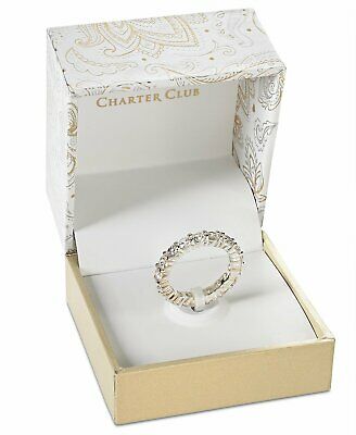 Charter Club Crystal All-Around Ring by Vanessa Jane