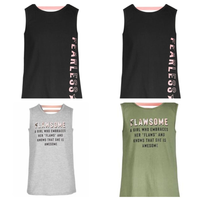 Ideology Big Girls Back Strap Tank Top by Vanessa Jane