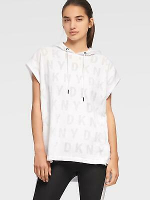 Dkny Sport Burnout-Logo Tunic Hoodie by Vanessa Jane