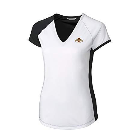 CBUK NCAA Iowa State Cyclones Women's Short Sleeve Presley V-Neck by Vanessa Jane