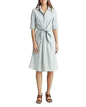 Lauren Ralph Lauren Tie-Waist Shirtdress, Vintage Chambray, Size 12 by Vanessa Jane