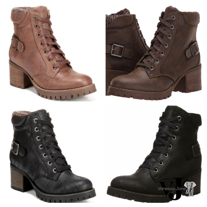 Carlos by Carlos Santana Womens Gibson Ankle Boots by Vanessa Jane