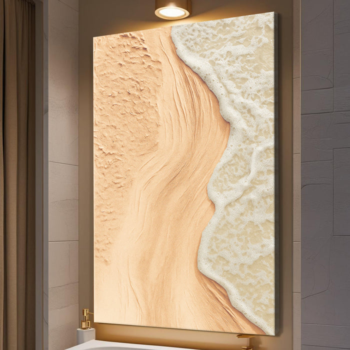 Beige Beach Coastal Wall Art by Tailored Canvases