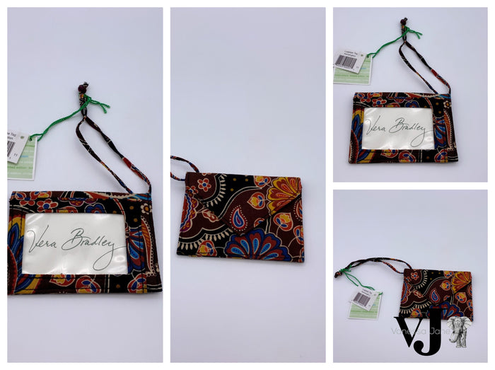 Vera Bradley Kensington Luggage Tag Mini Wallet by Vanessa Jane