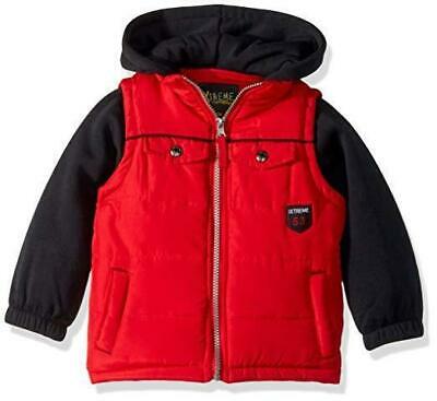 iXtreme Baby Boys Infant Patch Pocket Jacket Fleece Hood by Vanessa Jane