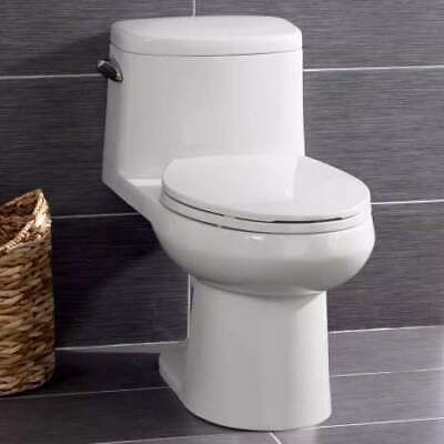 Miseno MNO120CBWH Mia High Efficiency Toilet With Elongated Chair Height Bowl by Vanessa Jane