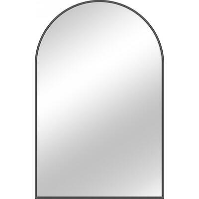 Home Decorators Collection Large Arched Black Classic Accent Mirror by Vanessa Jane