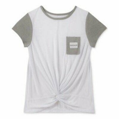 Calvin Klein Big Girls Colorblocked Twist-Front T-Shirt by Vanessa Jane