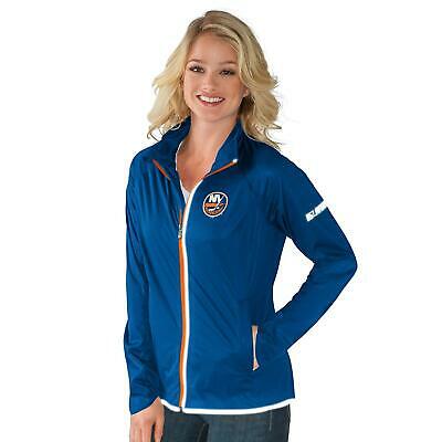 NHL New York Islander Women Light Weight Full Zip Jacket by Vanessa Jane