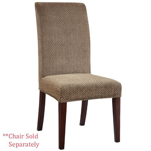Powell Brown & Tan Checked Chenille Chair Slip Cover, 1-Pack by Vanessa Jane