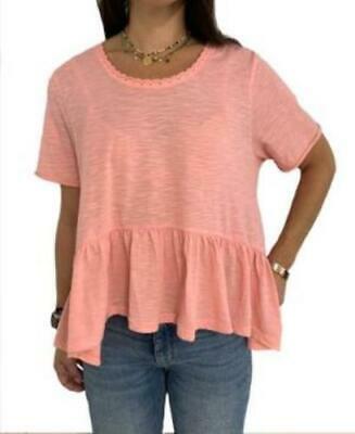 Vanilla Star Juniors Hobo Lace-Trim Flounce-Hem Top by Vanessa Jane