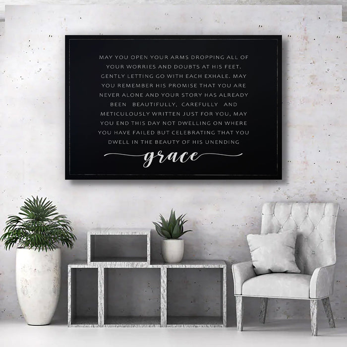 Unending Grace Faith Sign II by Tailored Canvases