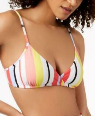 Bar III Bold Stripe Printed Bikini Top by Vanessa Jane