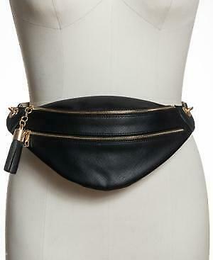 I.n.c. Saffiano Faux Leather Belt Bag by Vanessa Jane