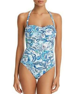 Lauren Ralph Lauren Womens One Piece Swimsuits Blue by Vanessa Jane