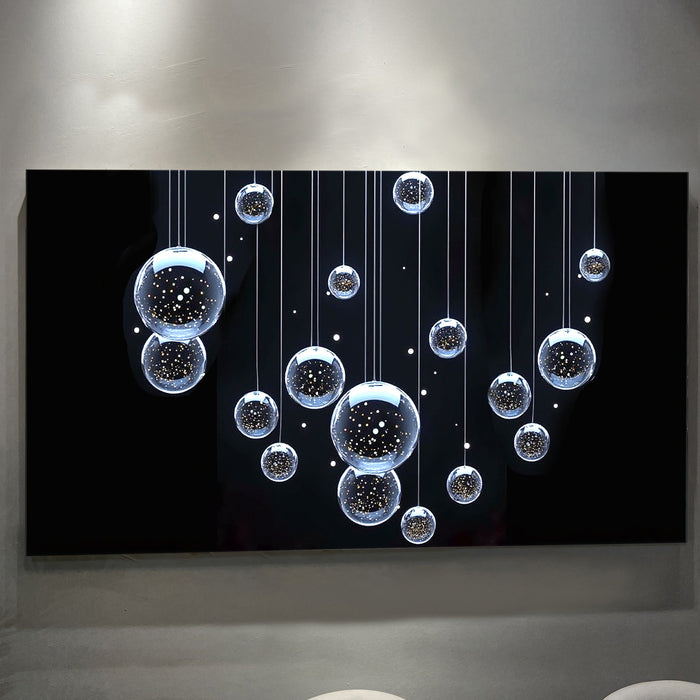 Modern Abstract Bubbles Wall Art by Tailored Canvases