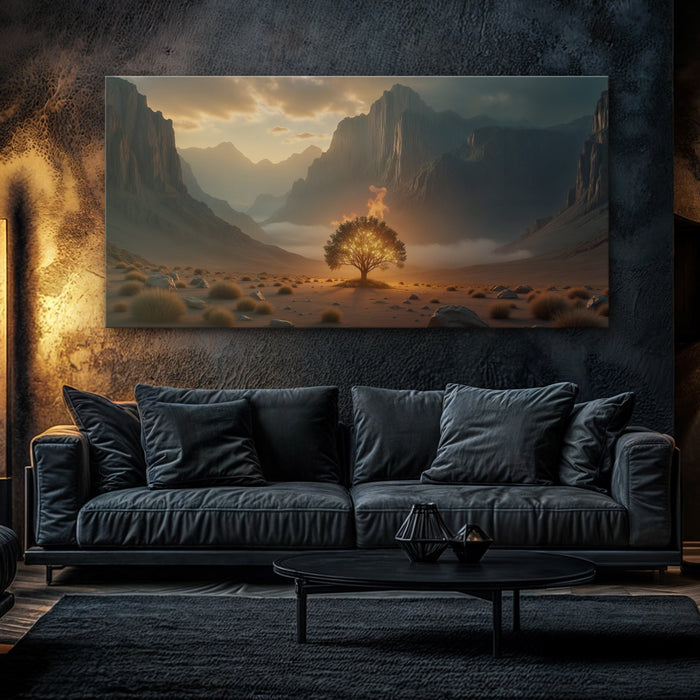 Burning Bush - Faith Wall Art XII by Tailored Canvases