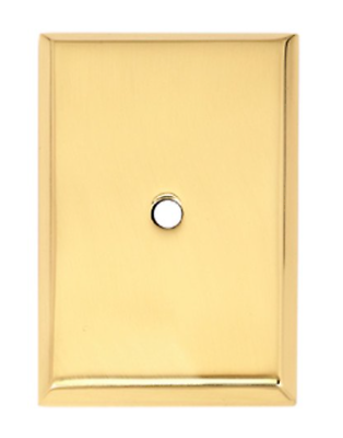 Alno A610-38 Traditional 2-1/4 Long Escutcheon Backplate for Cabinet Knob by Vanessa Jane