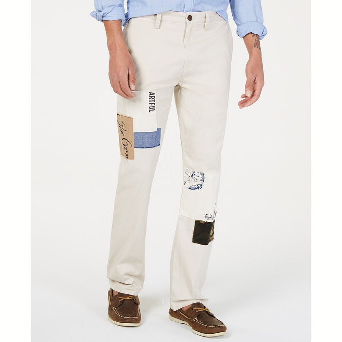 Club Room Mens Scribbles Pants,36W32L/Serene Beige by Vanessa Jane