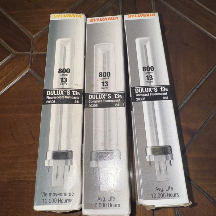 Sylvania 20335 Dulux S CF13DS/835 13W Fluorescent Bulb (Lot of 6) by Price Is Right Miami