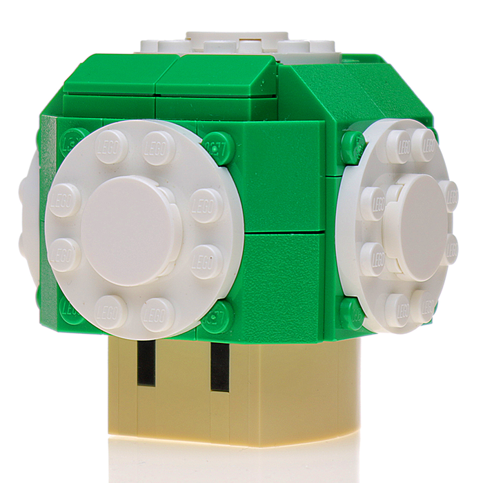 Green Power Mushroom made from LEGO parts - B3 Customs by B3 Customs