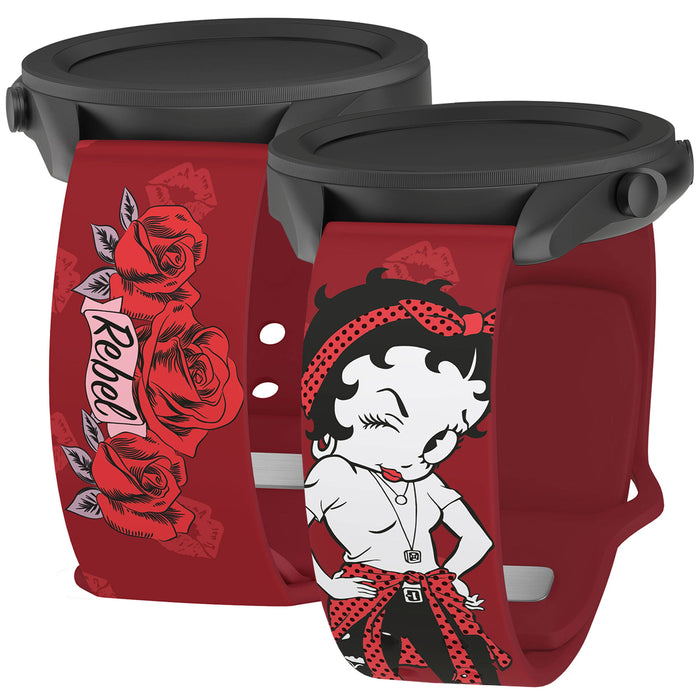 Betty Boop Romantic Rebel HD Watchband for Samsung, Garmin, Fossil, and More by Affinity Bands
