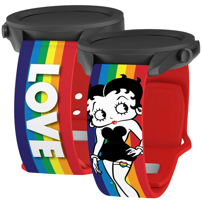 Betty Boop Pride HD Watchband for Samsung, Garmin, Fossil, and More for Samsung, Garmin, Fossil, and More by Affinity Bands
