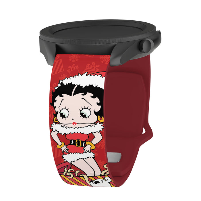 Betty Boop Christmas HD Watchband for Samsung, Garmin, Fossil, and More by Affinity Bands